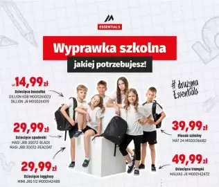 Martes Sport gazetka tydzień 36 Strona 1: Dziecięce spodenki ESSENTIALS MASI JRB €29,99