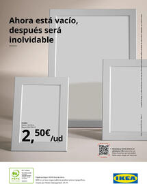 Catálogo IKEA Página 16: Blanco - marco. 13x16cm €2,00