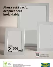 Catálogo IKEA Página 16: Blanco - marco. 13x16cm €2,00