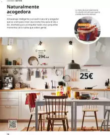 Catálogo IKEA Página 16: Lámpara colgante €25,00, Frihuit lampara de pared €29,00