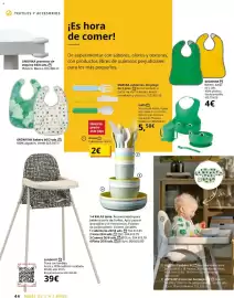Catálogo IKEA Página 44: Babero, juego de 2 uds €724,09, Ikea - tronco con mandadas, acero y 100w polloster reciclado €39,00