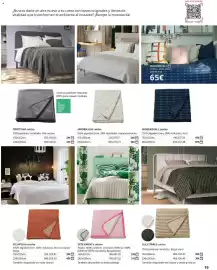 Catálogo IKEA Página 19: Vetejordfly colcha €19,00, Claro - gullstrale colcha €29,00