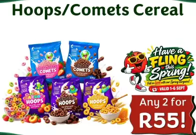 Foodeez catalogue week 36 Page 4: Hoops/Comets Cereal €55,00