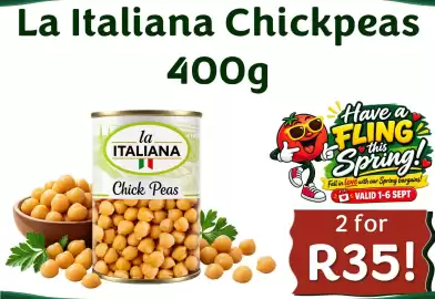 Foodeez catalogue week 36 Page 9: La Italiana Chickpeas €35,00