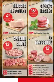 Catalogue Utile page 3: COLIS Steaks Hachés €16,00, COLIS CUISSSES DE POULET €4,00