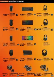 Folheto Radio Popular Página 30: Lenovo teclado gaming legion k510 mini p €39,99, Razer rato gaming viper 3 hyper €79,99