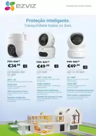 Folheto Radio Popular Página 43: Câmara de Segurança H7C 4MP €49,99, Câmara de Segurança Ezviz H6C G1 4K 8MP €49,99