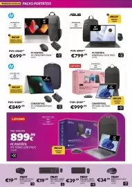 Folheto Radio Popular Página 6: Asus pc portátil m1605naq-oled pack €799,99, Hp pc portátil 14-hy0021npx pack €699,99