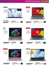 Folheto Radio Popular Página 9: Hp pc portátil 14-fm0012np €1.099,99, Lenovo pc portátil yoga s7 14il10-564 €1.399,99
