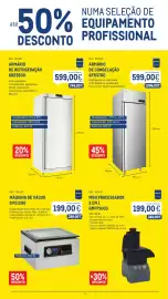 Catálogo Makro Página 5: Armário de congelação gfr3700 €604,00, Mini processador metro €199,00