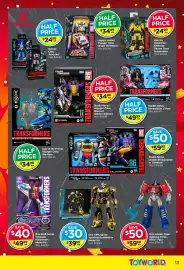 Toyworld catalogue Page 13: Transformers Skywarp (Gamer Edition) €34,99, Transformers Studio Series Devastation 2 Pack €49,99
