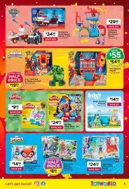 Toyworld catalogue Page 3: Bluey Water Squirters Assorted €14,99