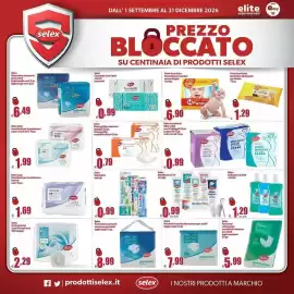 Volantino Elite Pagina 11: Pannoloni assorbenti Selex €7,99, Selex Proteggi Slip anatomici €0,79