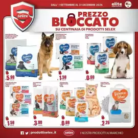 Volantino Elite Pagina 13: Amico Mio Selex Gatto Bocconcini in salsa €1,59, Lettiera profumata plus €2,29