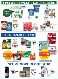 Kroger weekly ad week 36 Page 6: Amylu Chicken Meatballs, Burgers or Sausage €5,00, Simple Truth Protein Cottage Cheese €2,99