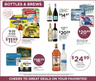 Kroger weekly ad week 36 Page 8: Twisted Tea, Smirnoff Ice or Simply Spiked €11,99