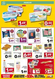 Volantino Il Centesimo Pagina 6: Salmone norvegese affumicato bristol sea €2,99, Fettine classiche Kraft €1,89