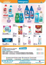 Volantino Le Delizie del Sud Pagina 12: Emulsio mangiapolvere €2,89, Ajax spray crystal vetri con ammoniaca €2,00