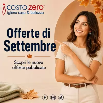 Volantino Costo Zero (valido fino al 30-09)