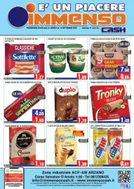 Volantino Immenso Cash Pagina 1: Carne lessata Simmenthal €1,53, Flauti Cioccolato Mulino Bianco €1,39