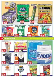 Volantino Immenso Cash Pagina 28: Caramelle classiche La Giulia €3,99, Fini Crunchy Kisses Passion €0,55