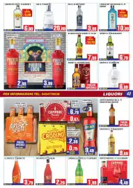 Volantino Immenso Cash Pagina 43: Gin Mac Hanny €3,99, Limoncello Spritz Capogiro €1,99
