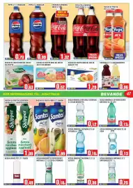 Volantino Immenso Cash Pagina 47: Acqua minerale naturale Vitasnella €0,19, Coca-Cola Original Taste €1,32