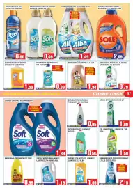 Volantino Immenso Cash Pagina 51: Detersivo piatti limone Scelgo €0,59, Ammorbidente super profumante L'originale €2,19