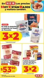 Folleto HEB Página 2: HEB Queso Manchego, Gouda o Chihuahua Menonita €53,90