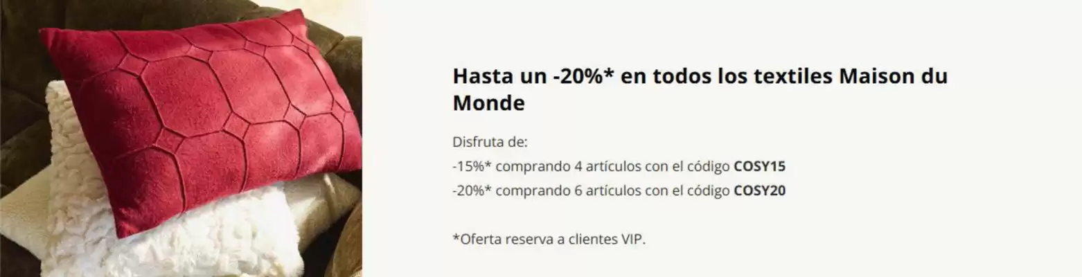 Maisons du Monde (válido hasta el 14-09)