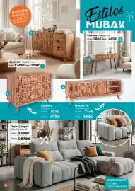 Folleto Mubak Página 10: Aparador 145x40x77 cm €999,00, Chaise longue €2.879,00