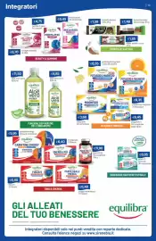 Volantino Sirene Blu Pagina 10: Aloe vera equilibra €11,50, Barretta protein equilibra €1,59