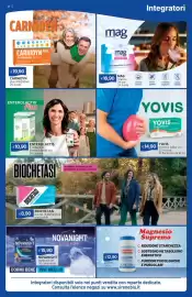 Volantino Sirene Blu Pagina 11: Yovis fermenti lattici vivi €14,90, Carnidyn plus integratore €19,90