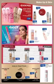 Volantino Sirene Blu Pagina 23: Evian spray rinfrescante fissatore make up €3,50, Debbi peachskin perfect fondotinta €6,90