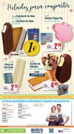 Folleto Abordo Página 8: Helado peppa pig €2,69, Surtido de helados €4,99