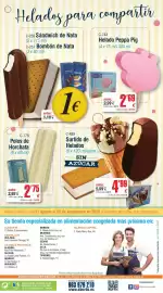 Folleto Abordo Página 8: Helado peppa pig €2,69, Surtido de helados €4,99