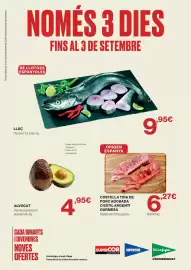 Catálogo El Corte Inglés Página 1: Origen - alvocat €4,95, Origen - costella tira de porc adobada o estil argenti €6,27