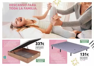 Catálogo Merkamueble Página 26: Base tapizada €131,00, Sistema - canape nantes €337,00