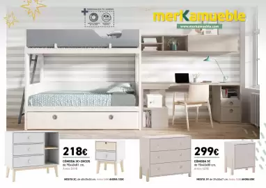Catálogo Merkamueble Página 8: Am. antes €102,00, Comoda 3c €299,00