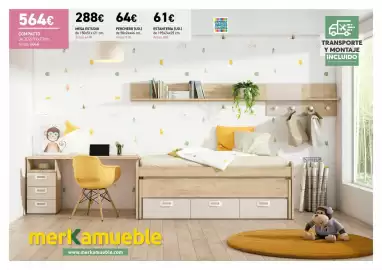 Catálogo Merkamueble Página 9: Compacto €564,00, Mesa estudio de 150x51x12l cm €288,00