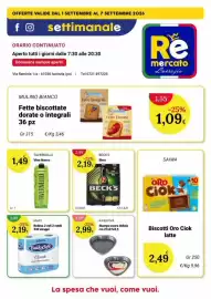 Volantino Re Mercato Lucrezia settimana 36 Pagina 2: Stampo cuore delizia Kasaviva €2,99, BulkySoft Classic €2,19