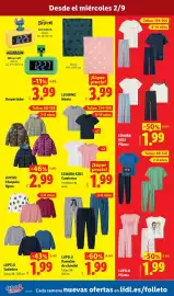 Folleto Ocine Página 4: Livarno - manta €3,99, Esmara kids - camisetas €1,99