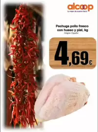 Folleto Super Alcoop semana 36 Página 2: Pechuga pollo fresco con hueso y piel €4,69