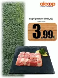 Folleto Super Alcoop semana 36 Página 5: Magro paleta de cerdo €3,99