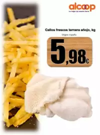 Folleto Super Alcoop semana 36 Página 7: Callos frescos ternera añojo €5,98