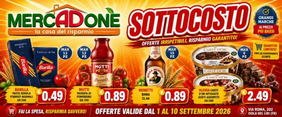 Volantino MercADone