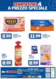 Volantino Ok Sigma Pagina 16: Mulino Bianco Pan Carrè Classico €0,85, Rio mare Tonno all'olio di oliva latta €5,59