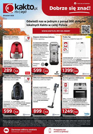 Kakto gazetka Strona 8: Eksprese ciśnieniowy kolbowy Tchibo Lapressa €599,00, Pralka Top Electrolux €1.399,00