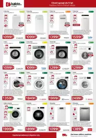 Kakto gazetka Strona 2: Prałka Electrolux EW6F2292P €1.999,00, Pralka Bosch WAN2405BPL €1.849,00