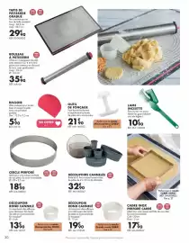 Catalogue Guy Demarle page 30: Dim - racloir €5,90, Cercle perforé €18,90